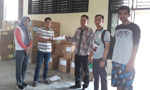 Pengawasan Melekat terkait Pendistribusian dan Pengecekan Logistik KPU Lahat 