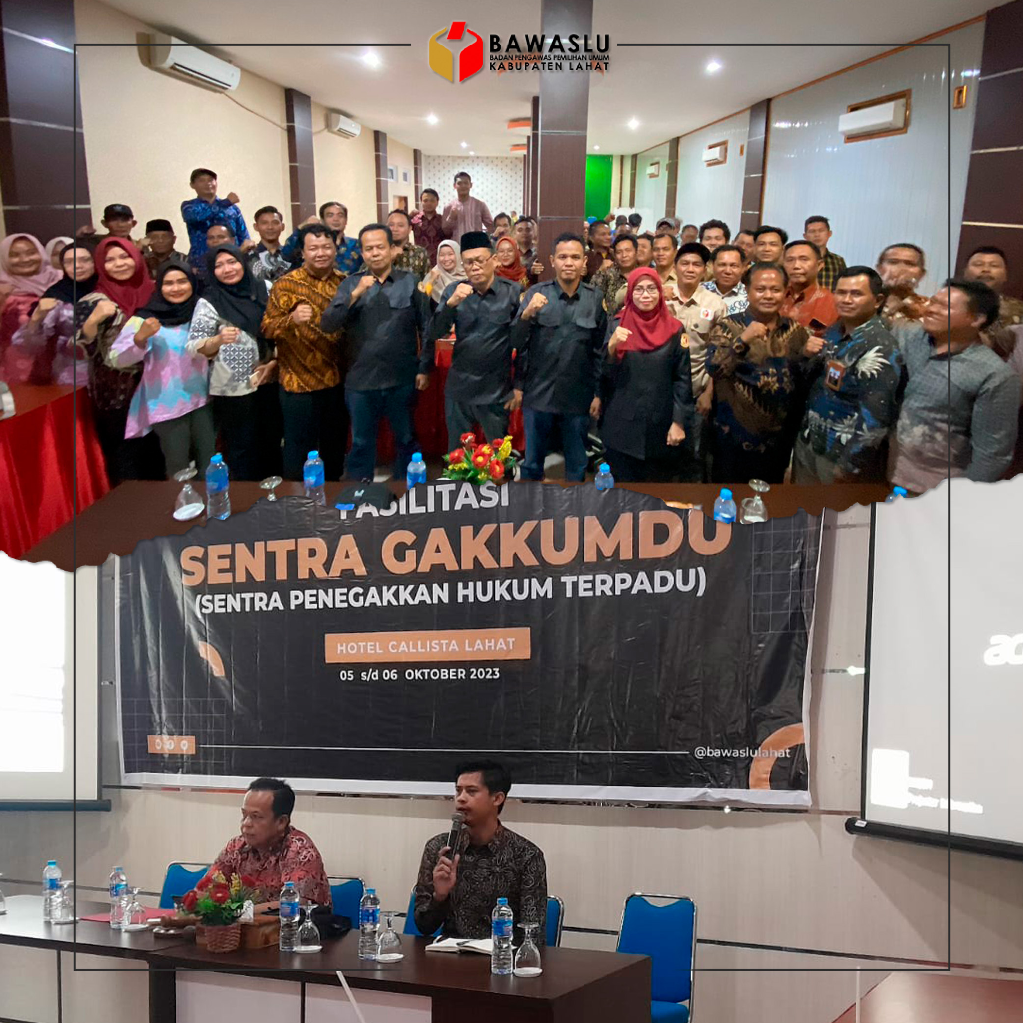 Pahami Alur Tindak Pidana Pemilu, Bawaslu Lahat gelar Fasilitasi Sentra Gakkumdu