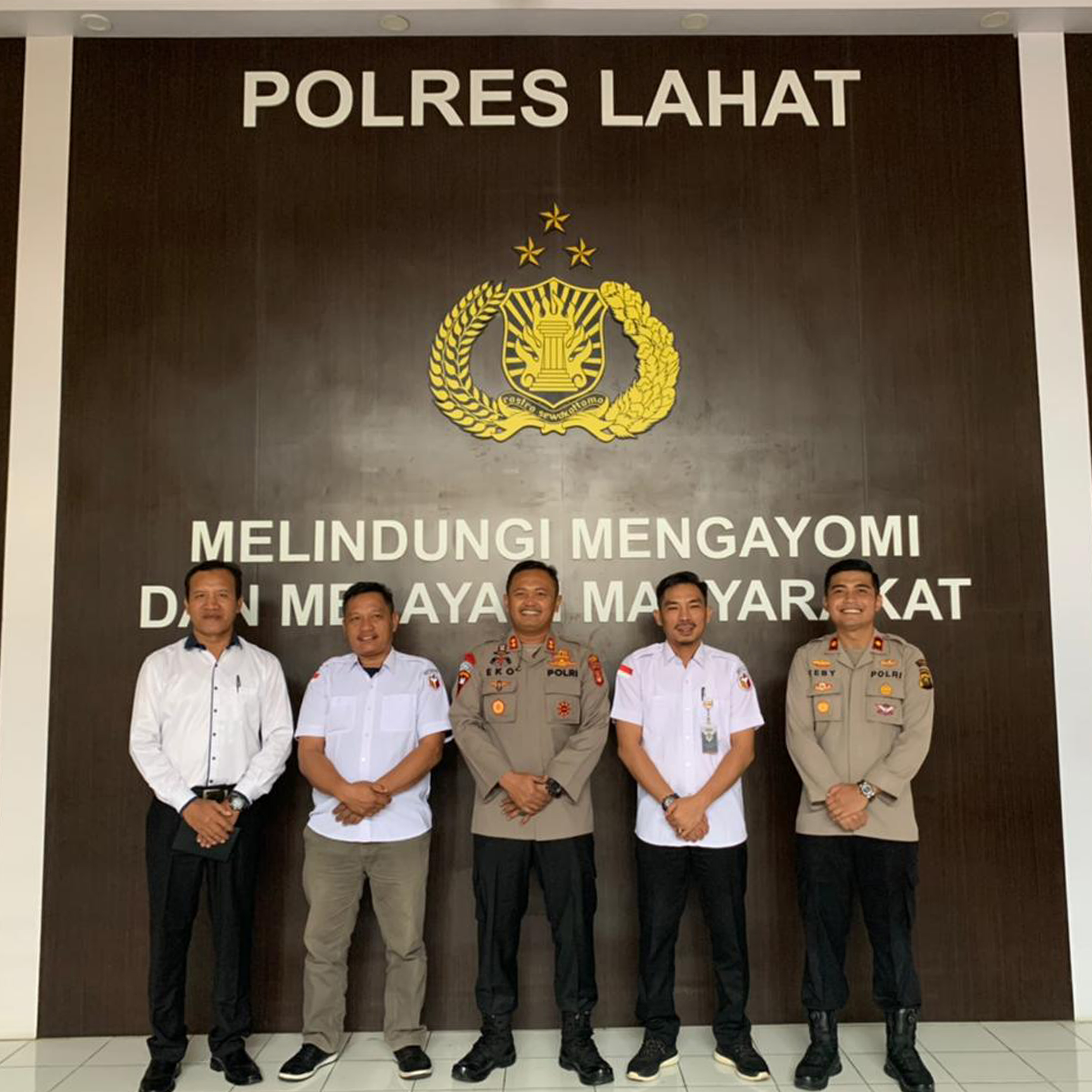 PERSIAPAN PEMBENTUKAN GAKKUMDU, BAWASLU LAHAT SILATURAHMI KE POLRES LAHAT