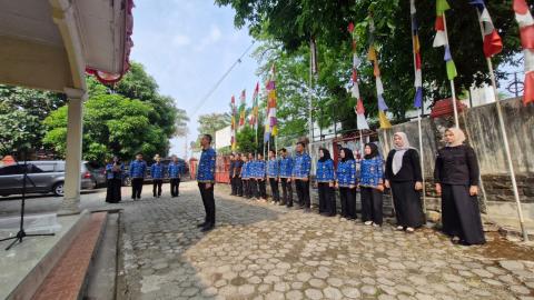Peserta upacara hari kesaktian Pancasila