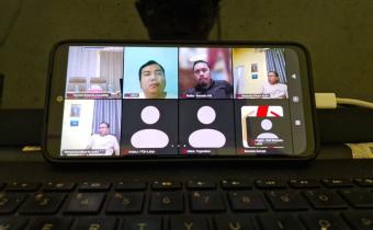 zoom Rapat Evaluasi Publikasi Media Sosial dan Pemberitaan Bawaslu Kabupaten/Kota se-Provinsi Sumatera Selatan