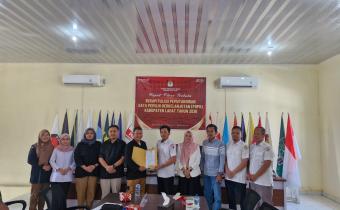 Foto Bersama Rapat PDPB di KPU Kab Lahat